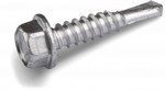 Wkręt samowiercący ze stali nierdzewnej A2 do mocowania blach typ OC 5,5250mm z podkładką S14 RAL 9005 /200szt./